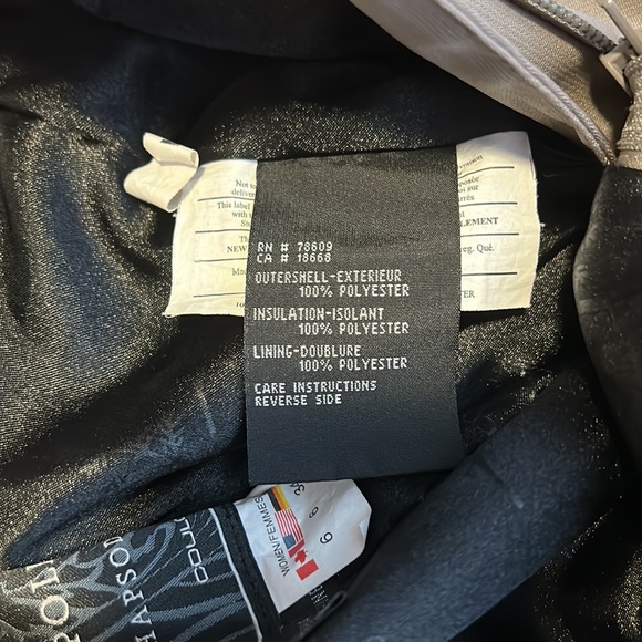 METROPOLIS RHAPSODY by COULOIR SKI SNOW PANTS Tan SIZE 6 - Picture 14 of 16